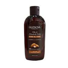 Glenova 100% Pure Sweet Almond Oil Non-Oil Body and Hair 200ml