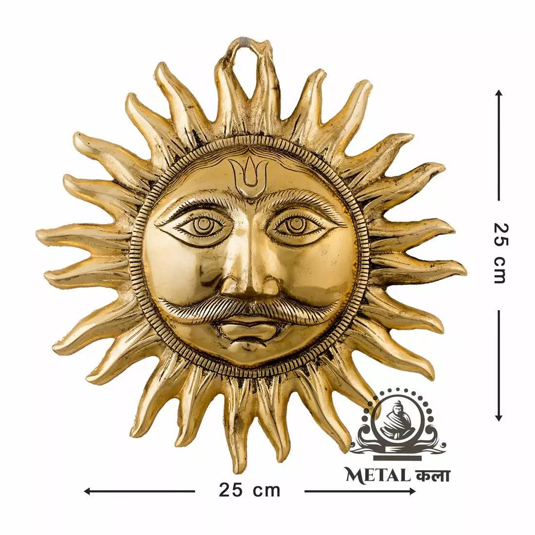 Hindu God Lord Sun Surya Astadhatu 8 Metals Made Idol Sculpture ...