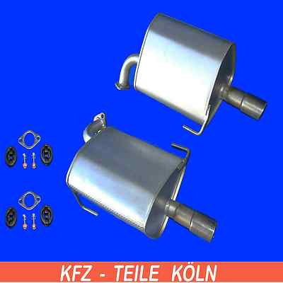 für Subaru Legacy IV Outback Kombi 2.0 2.5 3.0 2x ENDSCHALLDÄMPFER Links+Rechts