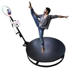 360 Photo booth Machine Slow Motion Rotating Portable  Selfie. 6 Person Platform