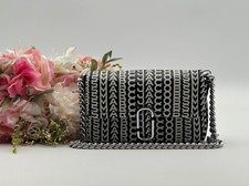 NWT Authentic Marc Jacobs Monogram Lamb Leather Mini Crossbody Bag