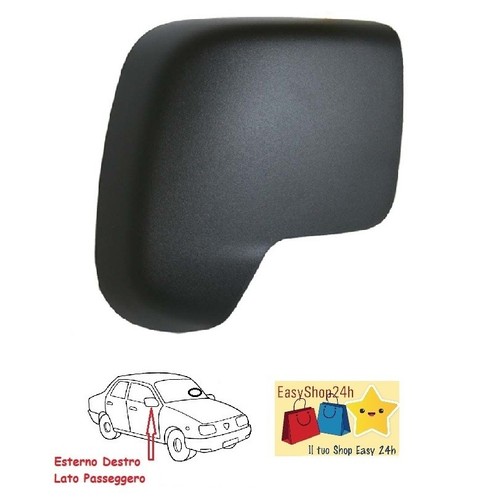 Vetro Specchietto Retrovisore Per Peugeot Bipper, Fiat Fiorino/Qubo, Citroen Nemo, Termico (SINISTRA - Foto 2