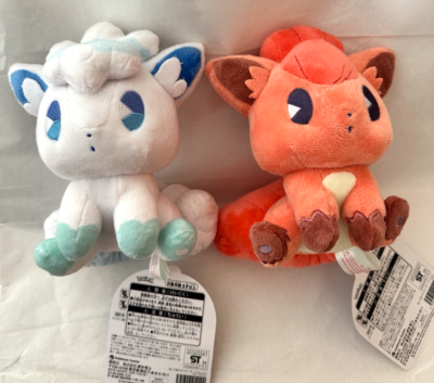 Pokemon Alolan Vulpix Plush Doll Saiko Soda Pop Refresh Center