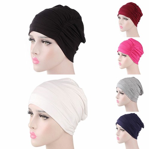 Cappello Bebe Neonata nodo turbante elasticizzato fiocco rosa Misura I