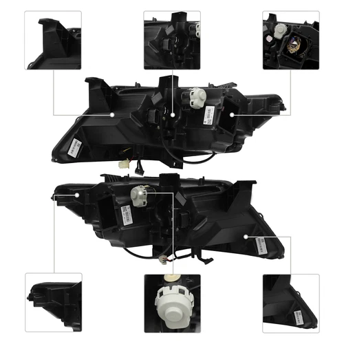 Fits 2016-2018 Lincoln MKX Xenon/HID Headlight Headlamps Non-AFS Left&Right Side - Picture 6 of 59