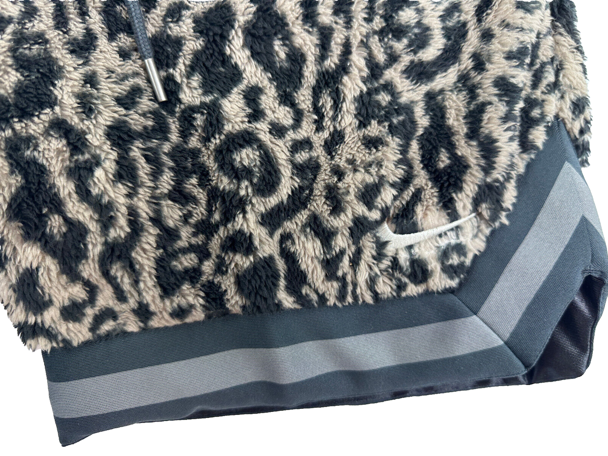 Nike Premium Basketball Leopard Moon Fossil Shorts Gray Men Size S