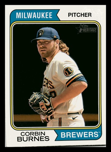 2023 Topps Heritage #261 Corbin Burnes | Baseball Card