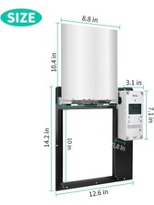 Ortis Automatic Chicken Coop Door Opener  Closer with Exclusive Lift-Up 90 /180