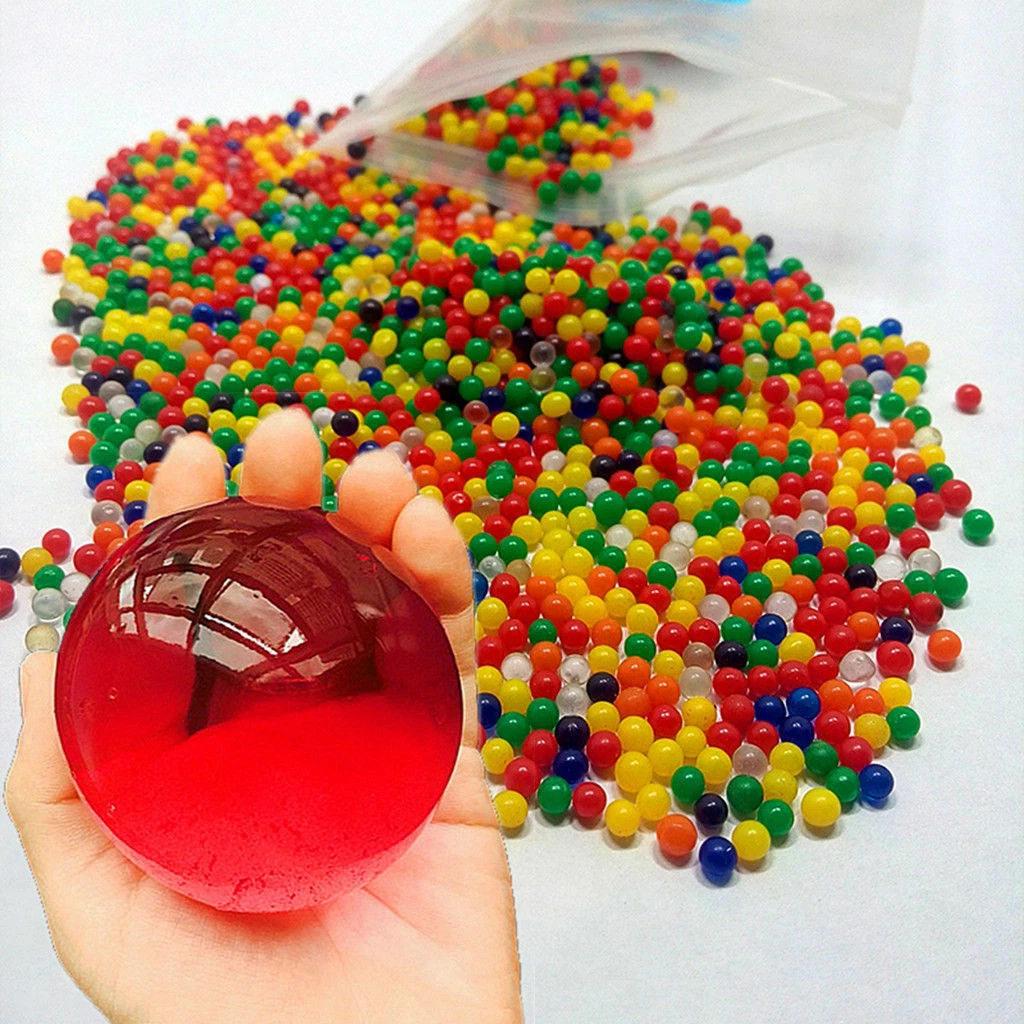 30000 Pcs/Bag small Crystal Water Beads,150 Medium Jumbo Water beads,150  Large Jumbo Water beads,15 Balloons Mixed Jelly Beads Water Gel Balls,  Color