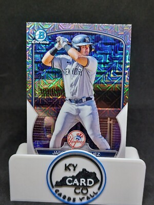 JASSON DOMINGUEZ 2023 Bowman Chrome Mega Box Mojo Refractor  #BCP-18 Yankees