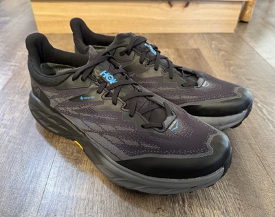 Hoka One One Speedgoat 5 GTX Goretex Spike Trail Shoes Black Men's