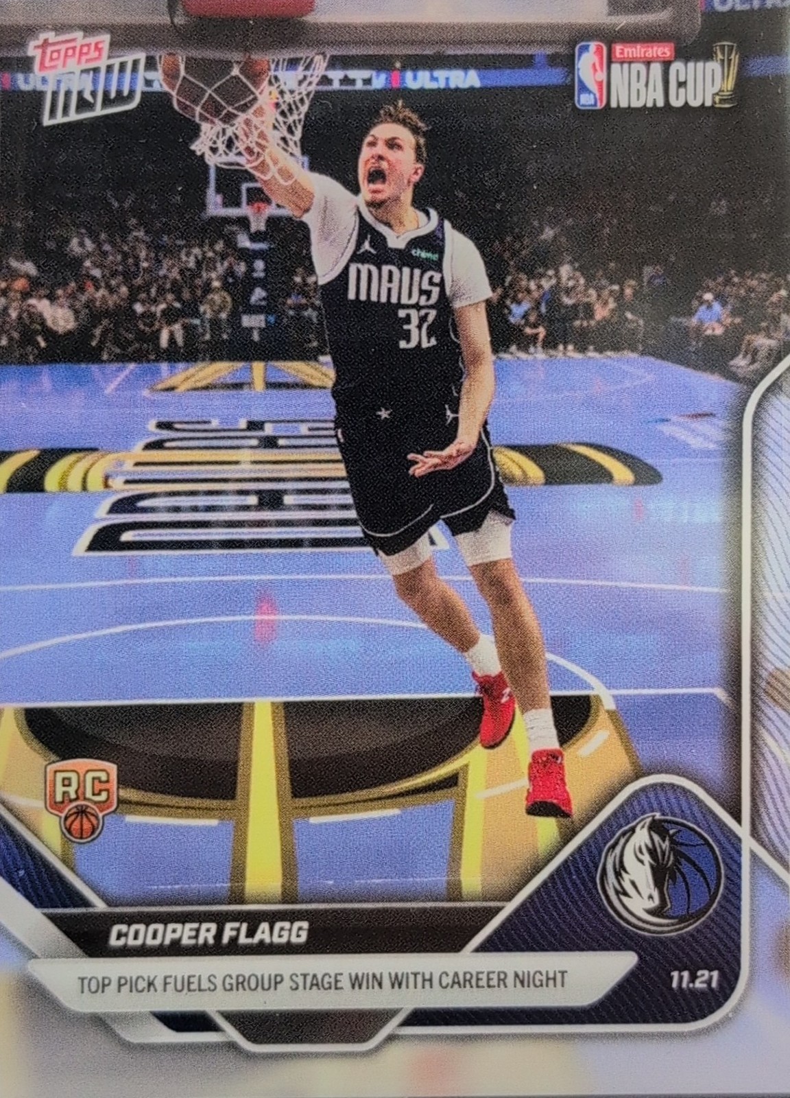 2025 Topps Now #60 Cooper Flagg