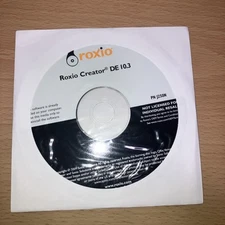Roxio Creator DE 10.3 Sealed Software DVD CD Create Burn Media Audio P/N J250N