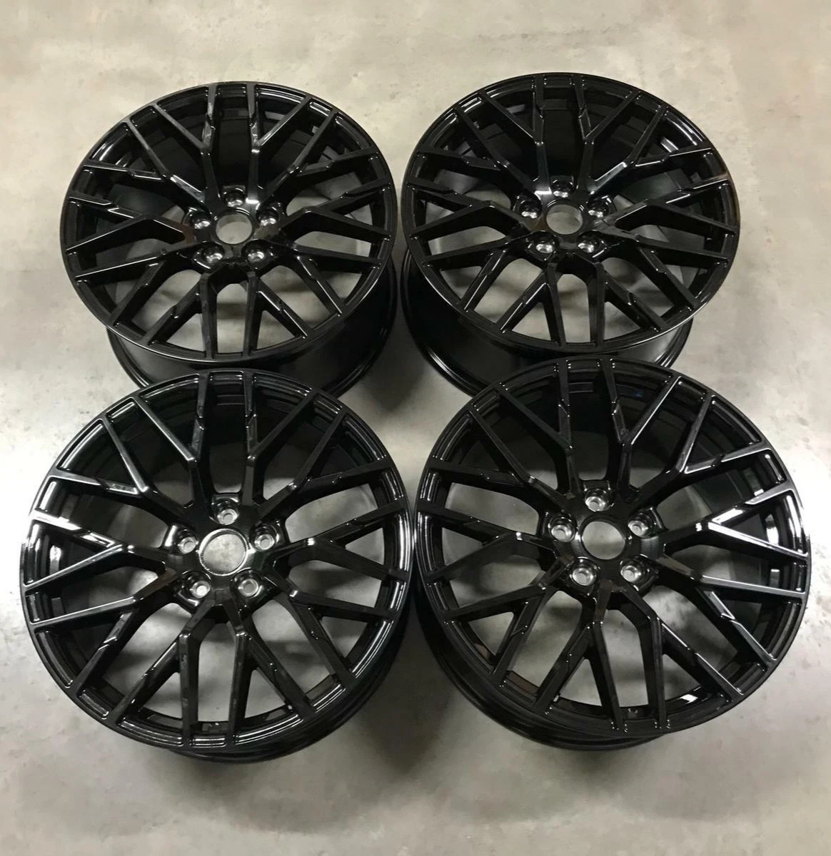 18X8" ET35 AUDI R8 V10 STYLE WHEELS 5X112 RIMS FITS A3 S3 A4 S4 A5 S5 A6 S6 A7