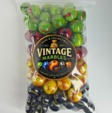 100 Premium Vacor Marbles Danger Edition Variety Pack Brand New Mint 5/8" 16mm