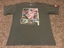 Vintage JNCO Jeans USA George Bush Caricature Graphic T-Shirt Political Sz L Y2K