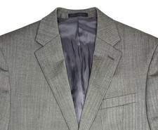 Lauren Ralph Lauren Men  s 42R Sport Coat Gray Herringbone 100 Wool Blazer