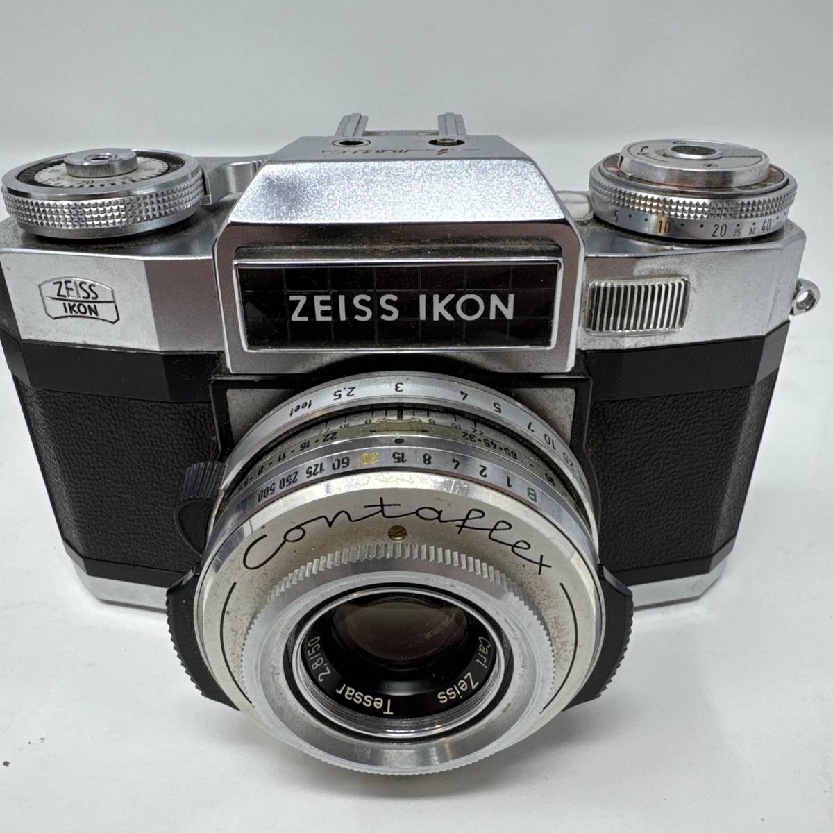 Zeiss Ikon CONTAFLEX フィルムカメラ2.8/50 ツァイス Zeiss Ikon Contaflex 35mm SLR Film Camera w/ Tessar 45mm 2.8 Lens