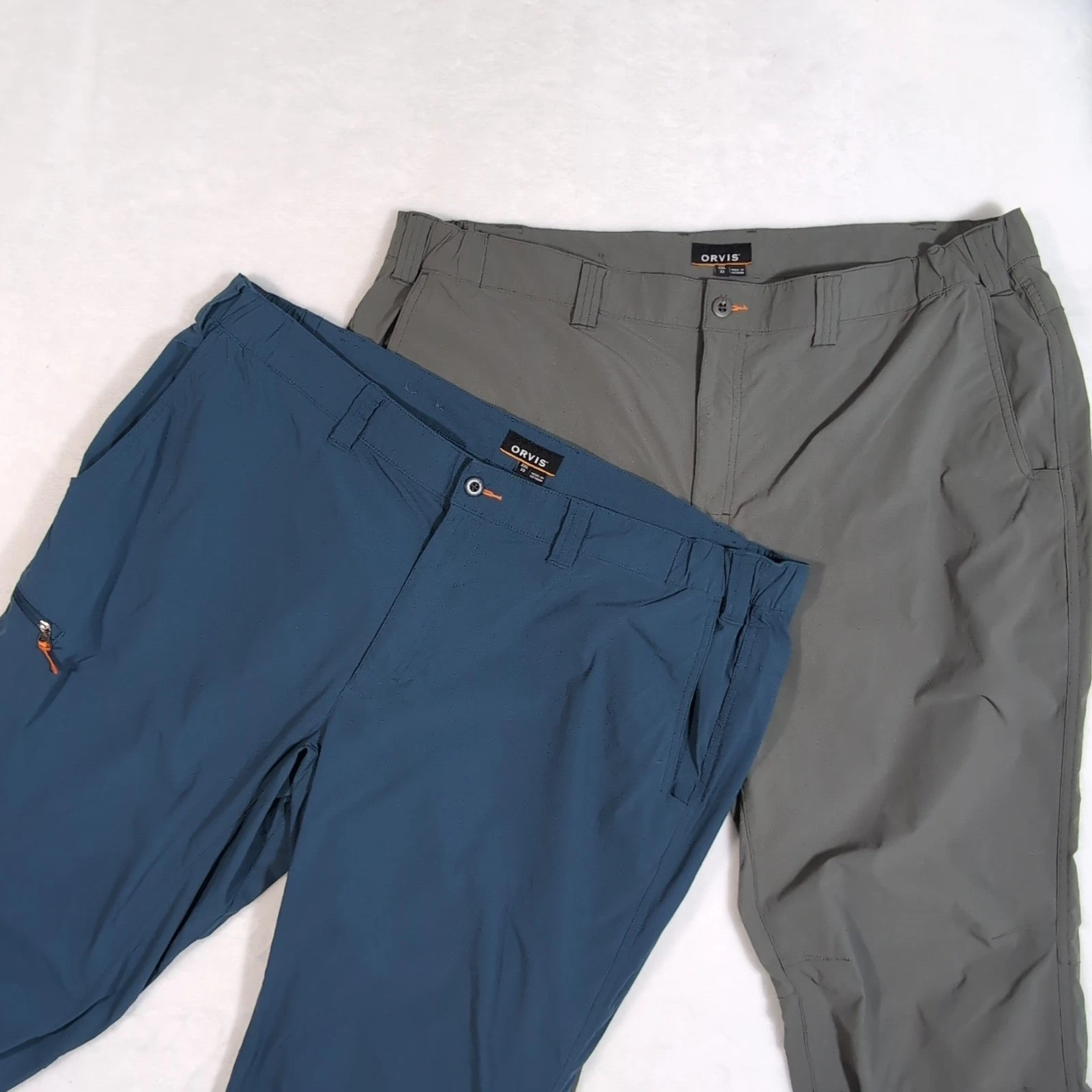 Orvis Outdoor Hiking Pants Mens XXL 32 Blue Grey Bundle 2 Pairs Nylon Stretch
Opens in a new window 