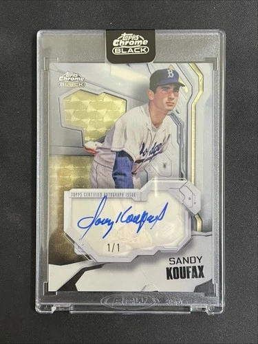 2026 Topps Chrome Black Sandy Koufax Ivory Autographs (RAW)