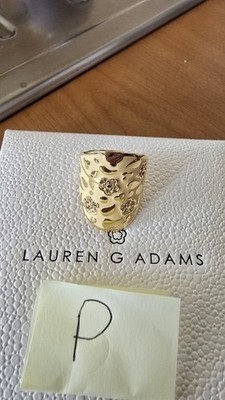 Damen Ring Lauren G Adams Gr. P beige 