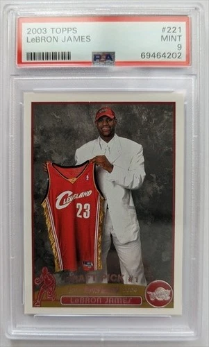 2003 Topps Lebron James #221 Rookie PSA 9 MINT