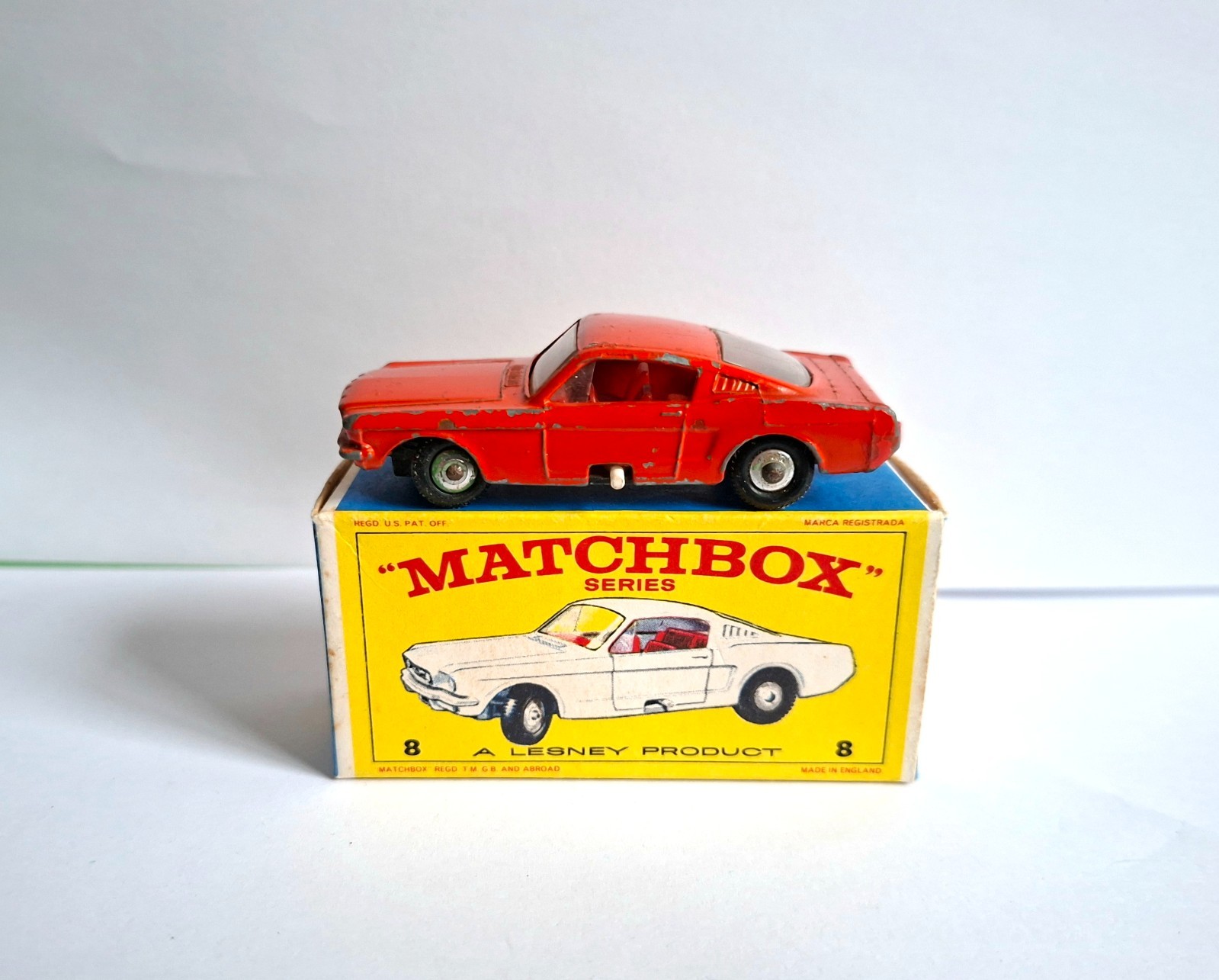 Matchbox 8e, Ford Mustang - Free Price Guide & Review