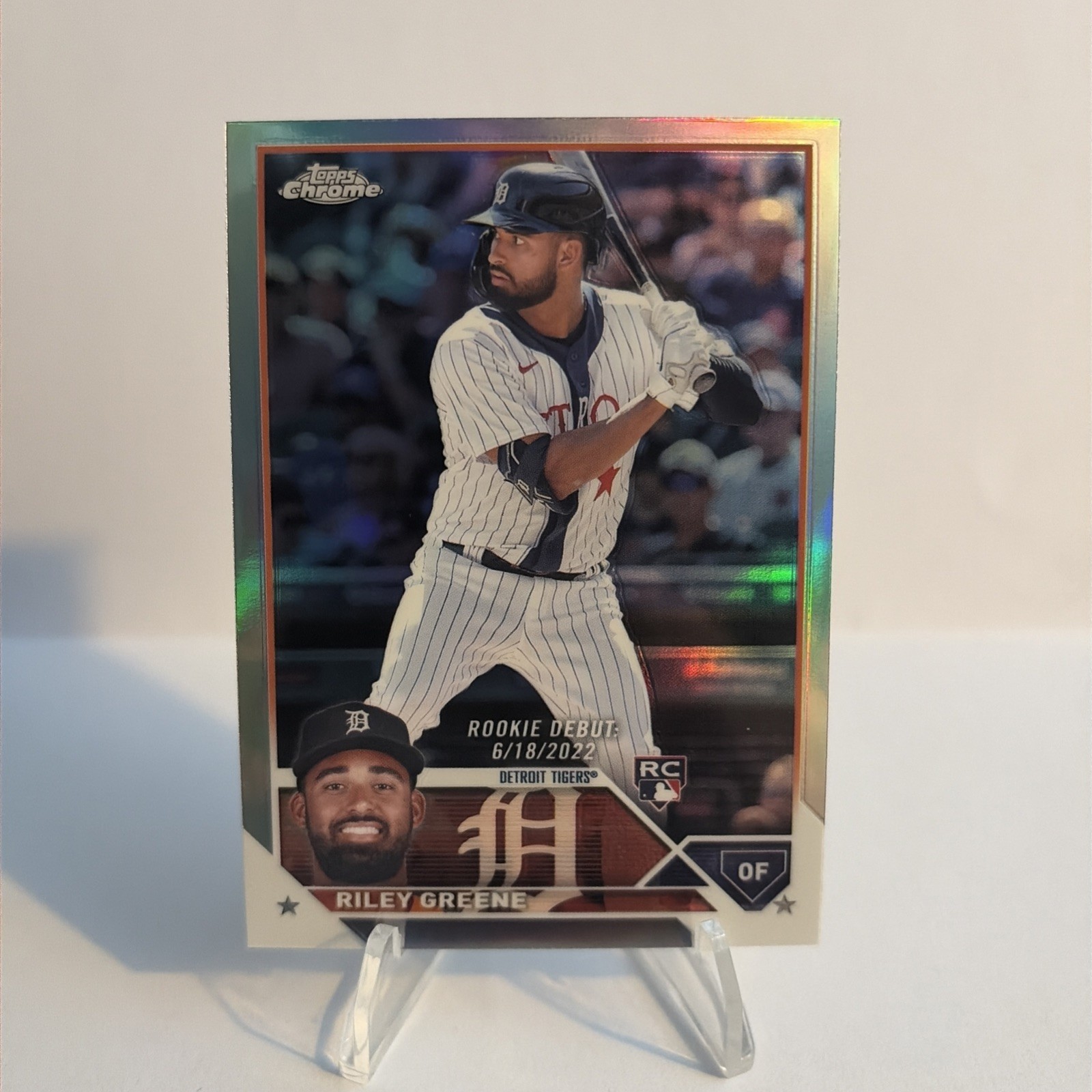 2023 Topps Chrome Update Refractor #USC128 Riley Greene (RC) Detroit Tigers