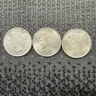 Group Of Three 1922 Peace Silver Dollars