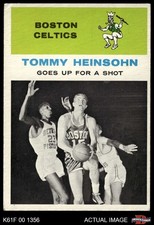 1961 Fleer #54 Tom Heinsohn In Action Celtics HOF Holy Cross 3 - VG