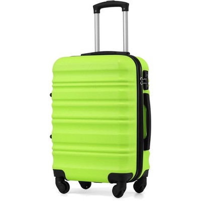 Grüner Travel Trolley mit TSA verwenden & 4 Spinner-Rollen - COOLIFE Koffer