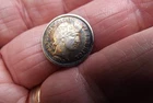 1902-P Colorful AU Barber Silver Dime Great Rim Toning