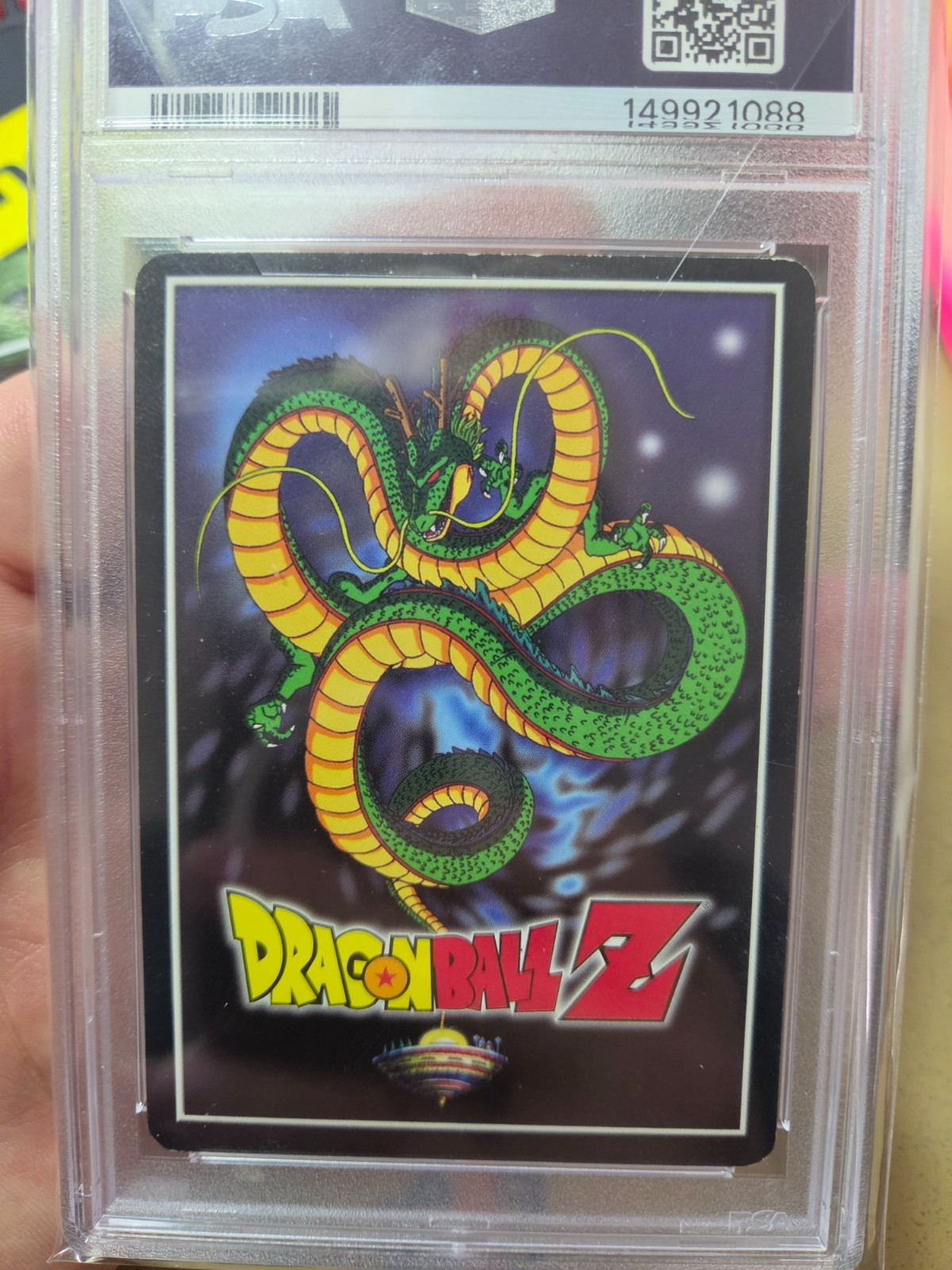 2001 Score Dragonball Z Cell, the Destroyer #137 LIMITED FOIL, Cell Saga, PSA 3 view 3