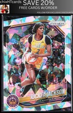 Rickea Jackson 2025 Panini Prizm WNBA Ice Prizms #118 Los Angeles Sparks