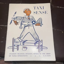 Vintage 1944 U.S. Navy Taxi Sense Aviation Training Division WW2-RARE