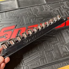 Snap On 212fsmy Metric Shallow 12pc 8mm-19mm 38 Drive Socket Set With Mag Tray