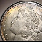 🥇1921 Morgan Silver Dollar☆ BU Details☆ Orange, Red, Yellow & Green Toning🌈