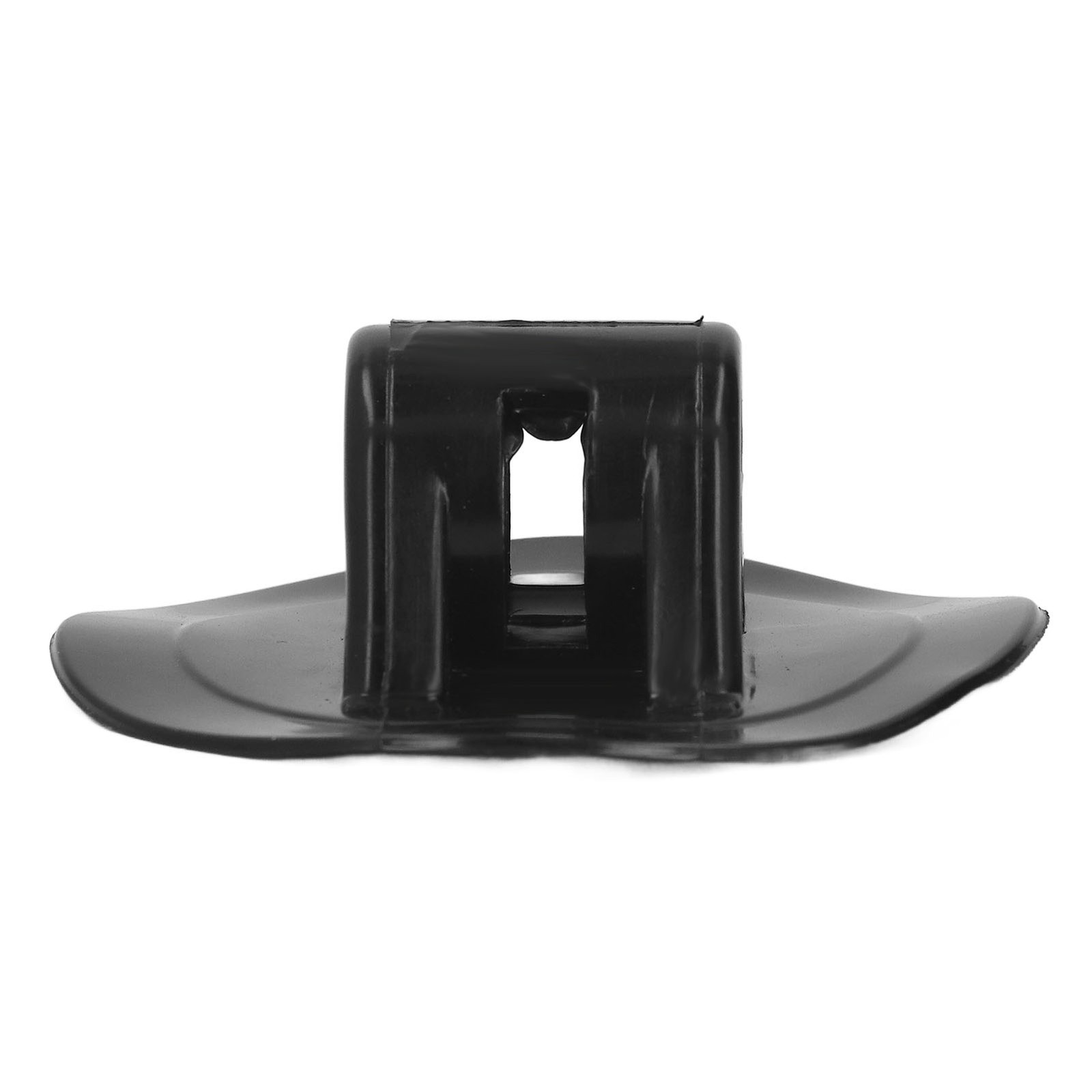 Auto 4pcs 76mm Rubber Boat Motor Fixing Bracket Buckle Black Motor Fixed