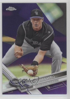 2017 Topps Chrome Purple Refractor 24/299 DJ LeMahieu #178 1c7