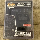 Funko Pop Star Wars Art Series - Darth Vader #157 W/Protector - Target Exclusive