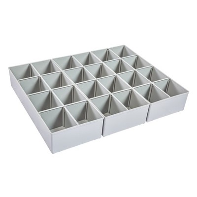 BS-Systems Insetbox K3 grau BSS (3 Stck)