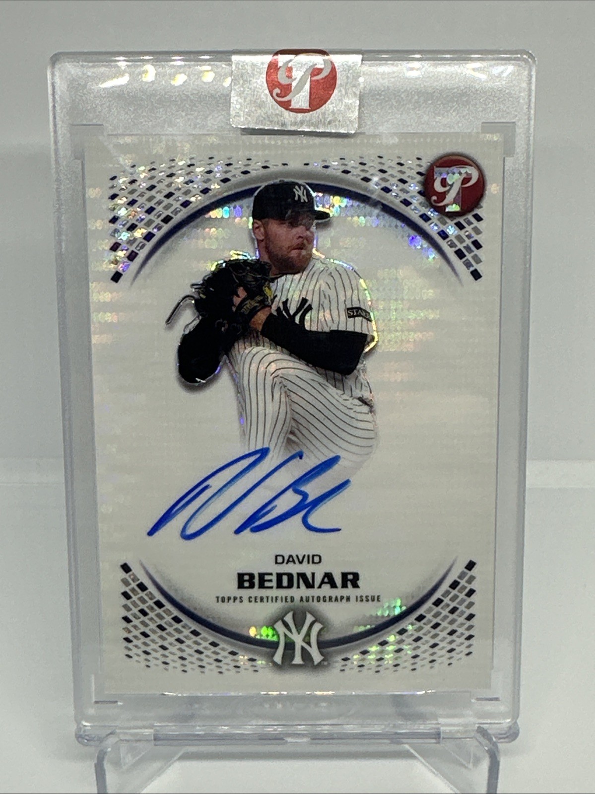 2026 Topps Pristine David Bednar Encased Pristine Autographs NY Yankees