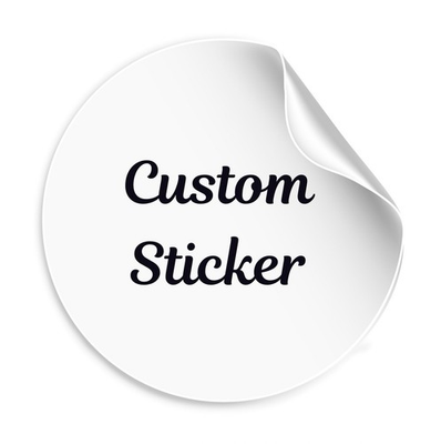 #ad Custom Personalized Stickers Labels Tags Envelope Seals Round Die Cut $1.25