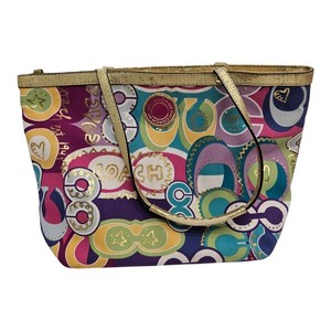 Coach Poppy Graffiti Tote | eBay