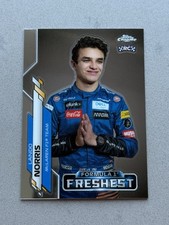 2020 Topps Chrome Formula 1 Lando Norris Card #199 Rookie RC McLaren F1 Freshest