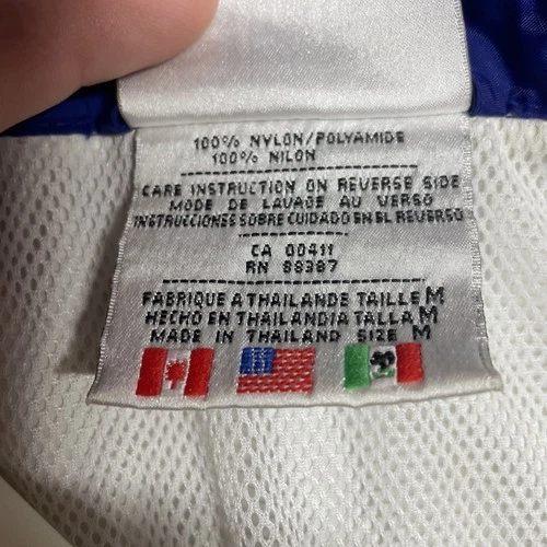VTG Adidas Georgia State University Colorblock Windbreaker Jacket Mens M image 10