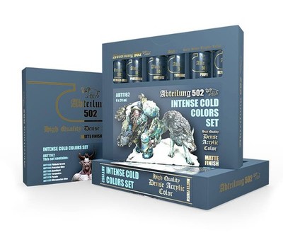 Abteilung 502 High Quality Dense Acrylics - Intense Cold Colors Set ABT1162