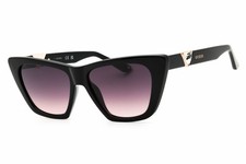 New Guess GU00139 01B Shiny Black/Smoke Gradient 53-15-140 Sunglasses