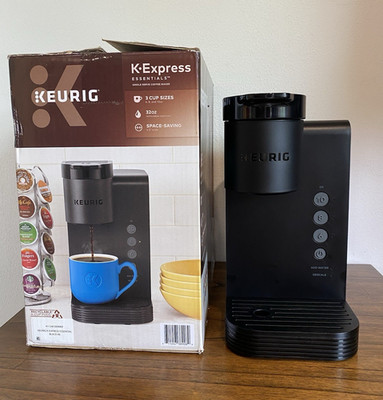 Keurig K-Express Essentials Pod Coffee Maker Black 32 oz , K-Cup Compatible
