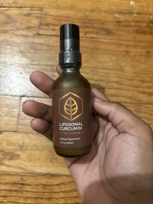 Terra Health Essentials Liposomal Curcumin Antioxidant Liquid Supplement 2 fl oz